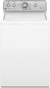Click to see full answer. Maytag Mvwc300xw 27 Inch Top Load Washer With 3 4 Cu Ft Capacity 11 Wash Cycles 5 Water Temperatures 700 Rpm Spin Speed And Auto Load Sensing