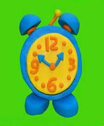 Manualidades con platos de papel. Como Hacer Un Reloj Despertador De Plastilina Manualidades Para Ninos