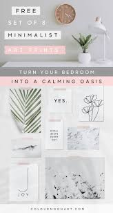 Get Our Free Printable Set Of 8 Minimalist Prints To Turn Your Bedroom Into A Printable Wall Art Bedroom Minimalist Wall Art Printable Free Printable Wall Art
