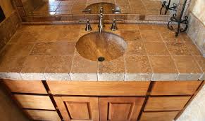 Bathroom Backsplash Travertine Google Search Tile Countertops Countertops Travertine Bathroom