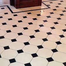 London Mosaic Victorian Style Octagon Tiles Black And White Londonmosaic Tiles Tile Floor Octagon Tile Flooring