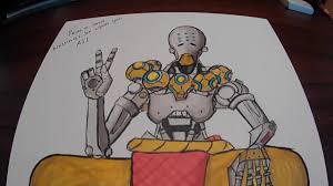 Free printable & coloring pages. Zenyatta Overwatch Drawing Youtube