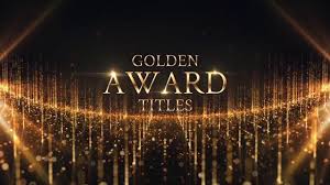 Golden Award Titles Awards Music Royalty Free Media Golden Awards Award Poster Award Template