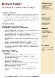 The successful candidate will understand what motivates customers to buy and know how to tap into those needs and desires in an effective way. Internet Sales Manager Resume Samples Qwikresume