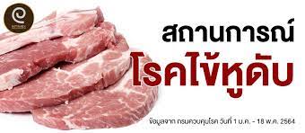 จากการเฝ้าระวังของกรมควบคุมโรค สถานการณ์โรคไข้หูดับในประเทศไทย ฉบับที่ 21/2564 ประจำสัปดาห์ที่ 22 (วันที่ 30 พ.ค. R33garuxidy0m