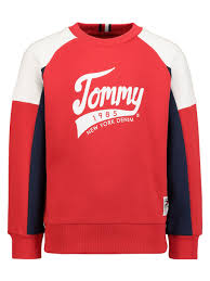 tommy hilfiger kids sweatshirt tommy 1985 for boys in red modesens
