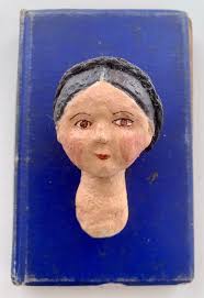 Sophia, A Handmade Plaster Doll Head Mold, Doll Making Supply