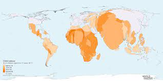 Where in the world are children toiling dangerous and dirty conditions, missing out on education and other basic rights? Child Labour Worldmapper
