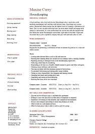 She will not accept housekeeper resumes with typos and formatting errors. Housekeeping Resume Cleaning Sample Templates Job Description Maintenance Carpets Skills