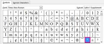 Typing a degree symbol in word is so easy. Insert Degree Symbol Word