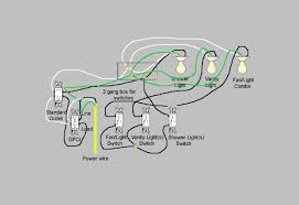 Instead of running a separate pigtail from the hot wire to each switch, just leave the hot wire extra long. Bathroom Remodel New Wiring Page 3 Diy Home Improvement Forum