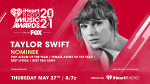 Maybe you would like to learn more about one of these? Taylor Swift News On Twitter Tonight Is The 2021 Iheartawards Where Taylor Swift Is Nominated For 4 Awards And Is Set To Make A Special Appearance Find Your Timezone