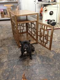 Weston home factory rectangle wood coffee table. Custom Made Dog Crate Side Table By Saw Tooth Designs Llc Custommade Com
