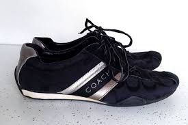 Black And Silver Shoes Coach Jayme Q582 Black Silver Signature Sneakers Shoes Women S Size 9 5m Shoes Women Shoes Sneakers