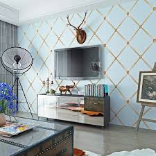 But before you switch everything in your home to reflect for example, as opposed to beige, which tends to have red undertones for warmth, grey neutrals in home décor have moved toward hints of blue and even. Geometric Wall Papers Home Decor For Living Room Walls Blue Grey Diamond Wallpaper Roll Bedroom Decoration Mural Papel Pintado Wallpapers Aliexpress