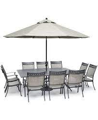 Ideal for dining, events and table decorations. Furniture Vintage Ii Outdoor Cast Aluminum 11 Pc Dining Set 84 X 60 Table 10 Sling Dining Chairs Created For Macy S Reviews Furniture Macy S