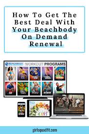 On demand programming varies by level of service; Beachbody On Demand Renewal Beachbody Renew Workout Programs