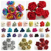 Real touch flowers wholesale uk. Bulk Real Touch Artificial Rose Buds Foam Flowers Heads Pack Of 50 Ebay