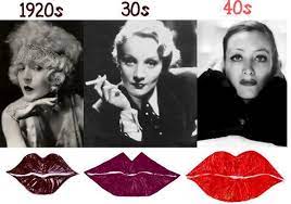 Puckering Up Through The Decades Lipstick Trends From The 1920s The New Millenium Lipstick Trend Lipstick Evolution Of Fashion