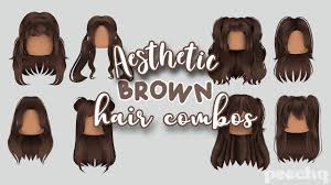 Simply copy and play it in your roblox recreation. Aesthetic Brown Hair Combos Roblox Youtube