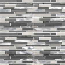 Urban Loft Interlocking Pattern 4mm Mosaics Metal Mosaic Tiles Urban Loft Minimalist Kitchen Design