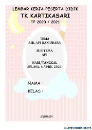 We did not find results for: Tema Api Air Udara Interactive Worksheet