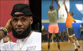 LeBron watched Durant and Westbrook face off in a stacked pickup game