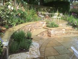Indian Stone Patio Design And Build Landscape Garden Designers Reading Berkshire Stone Patio Designs Patio Garden Design Small Backyard Patio