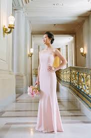 San Francisco City Hall Wedding Pink Wedding Dress San Francisco City Hall Wedding Vintage Style Wedding Dresses Pink Wedding Dress