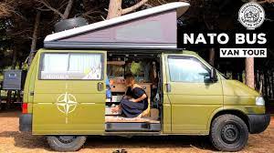 Wojskowy bus sił NATO przerobiony na KAMPERA 📡🌎 Volkswagen T4 #VANTOUR -  YouTube