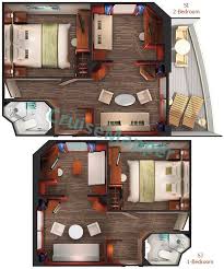 Pride Of America 2 Bedroom Family Suite Floor Plan Pride Of America Pride Of America Cruise Cabin Interiors