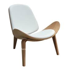 White leather chaise lounge chair. China Living Room Chair Classic Leisure Plywood White Leather Chaise Lounge Shell Lounge Chair China Shell Chair Wegner Shell Chair