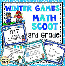 You can create printable tests and worksheets from these grade 3 english as a second language esl questions! 3rd Grade Winter Games 3rd Grade Winter Math Scoot By Math Mojo