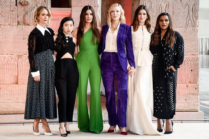 The Ocean's 8 Cast Brings Their Color-Coordinated Style to the Met | Vanity  Fair