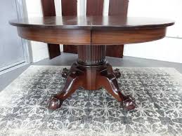 Maybe you would like to learn more about one of these? Split Pedestal Victorian Ball Claw Foot Mahogany Dining Table