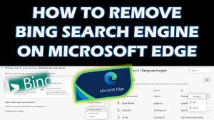 This wikihow teaches you how to remove the bing search engine from your windows computer and web browsers. How To Remove Bing Search Engine On Microsoft Edge Youtube