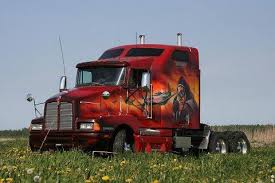 Nice Kw And Paint Job Truck Paint Jobs Big Trucks Kenworth Trucks