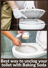 You can use salt and baking soda to unclog the toilet. Pin On How To Unclog A Toilet