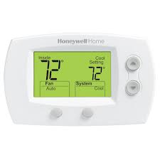 Batteries are optional (for backup power) if your thermostat was wired to run on ac power when installed. Honeywell Th5220d1003 Digital Non Programmable Thermostats Carrier Hvac