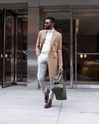 City grey heather, columbia grey collegiate navy, white black, city grey. Grey Dress Pants With Camel Overcoat Outfits 79 Ideas Outfits Lookastic