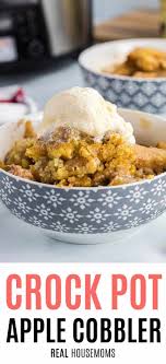 Whether you're in the classroom or keeping your little ones busy at home these days, we. Crock Pot Apple Cobbler Recipe Real Housemoms