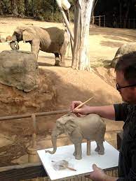 Pin By Szikla Laszlo On Keramia Figura Animal Sculptures Elephant African Sculptures