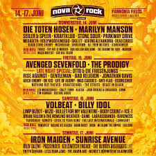 Nova rock festival 2020 presented by nova. Nova Rock 2018 14 06 2018 3 Jours Nickelsdorf Burgenland Autriche Agenda Concerts Metal
