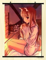 Coffee, cosplay and christ cosplays. 8 12 Home Decor Japanese Anime Ly Spice And Wolf Cosplay Wall Poster Scroll L