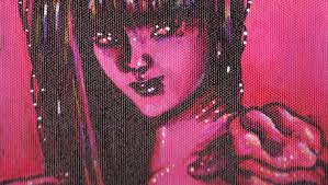 Sharing my Junji Ito manga inspired shoes. Hand-painted using acrylic  paints and and inks 😁