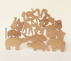 Stacking And Balancing Woodentoy Woodenanimals Wooden Woodengame Loveanimals Polarbear Orka Elephant Giraffe Cat Dog Hedgehog Owl Instatoys Lea Wooden Animals Handmade Wooden Toys Handmade Wooden