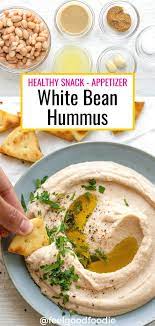 White Bean Hummus Recipe Healthy Recipes Easy Snacks Quick Healthy Snacks Recipes