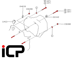 Subaru Impreza 92 00 Manual Gearbox Bell Housing Bolt Kit
