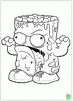 Grub sub is an ultra rare gross greasies grossery from series 2. The Trash Pack Coloring Pages Dinokids Org