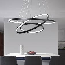 New Design White Modern Chandelier Ring Led Lighting Ceiling Light For Living Room Dining Room Lamps Buy Circle Rings Led Ceiling Lamp White Color Modern Pendant Lights White Color Circle Rings Led Lighting